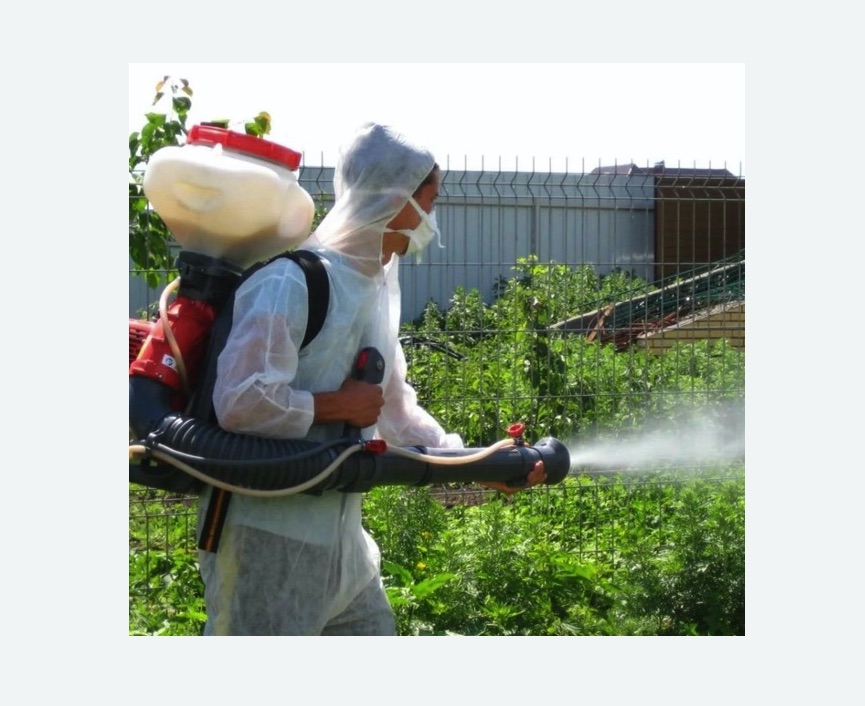 Акарицидная обработка территории в Бахчисарае